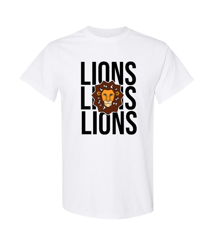 Lincoln Lions Logo Stacked