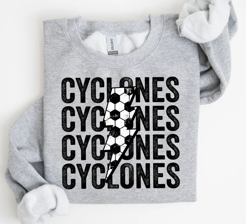 Cyclones Stacked Soccer