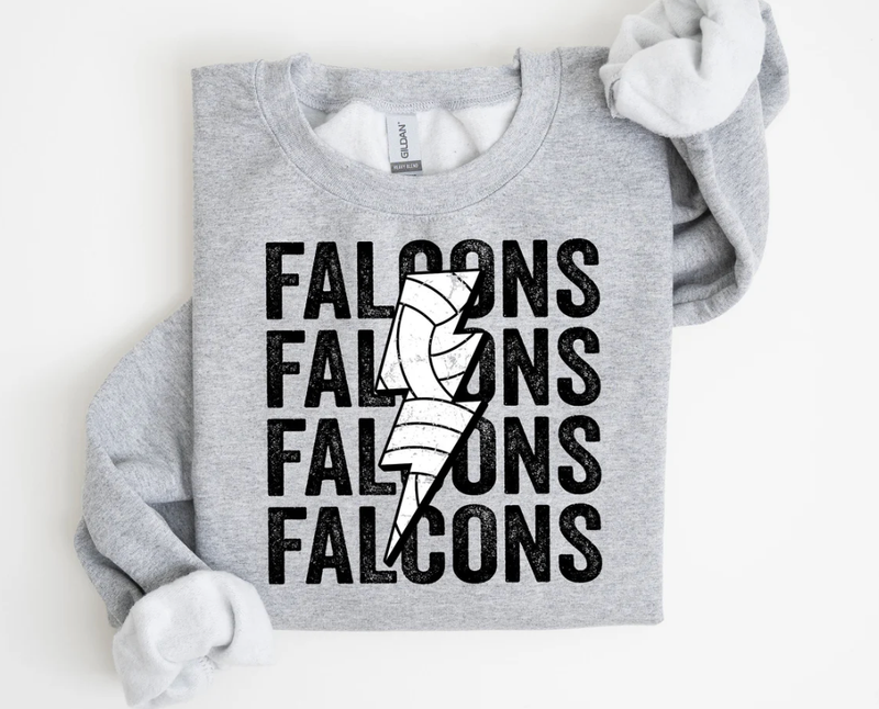 Falcons Stacked Volleyball