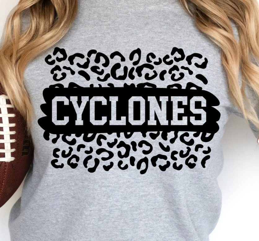 Cyclones Leopard Print