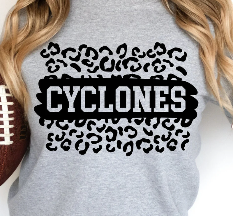Cyclones Leopard Print