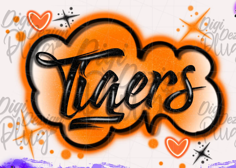 Tigers Spray Paint