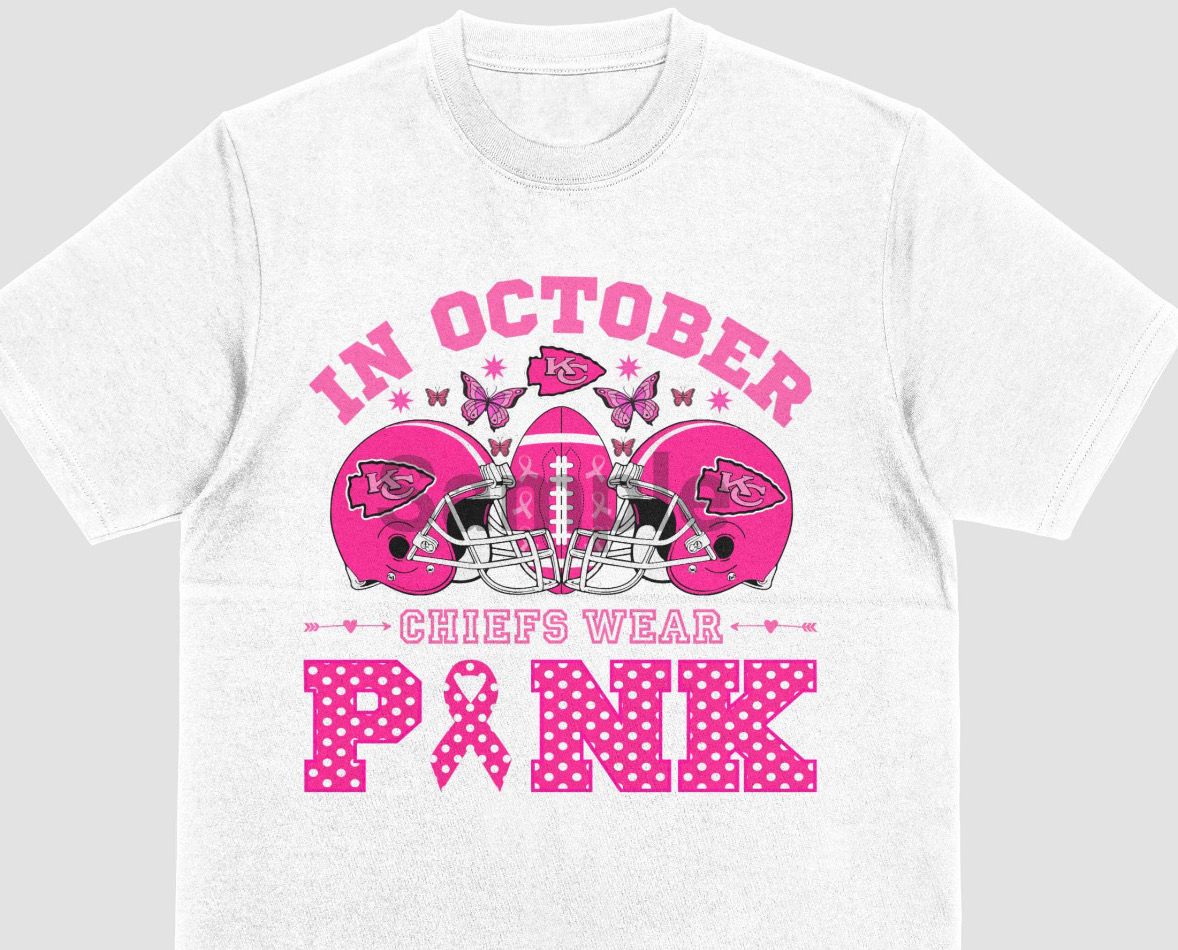 In October Chiefs Wear Pink