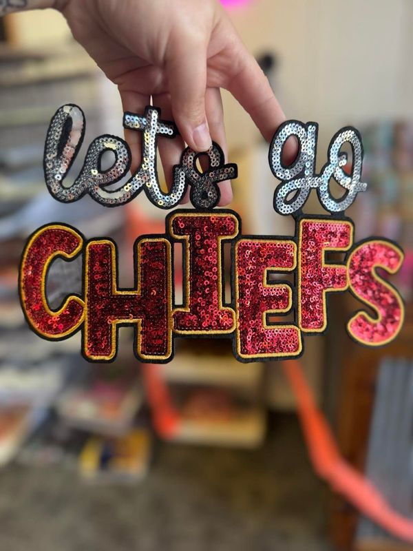 Let’s Go Chiefs Patch Sweatshirt