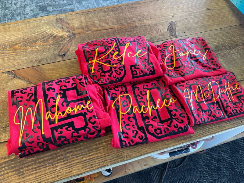 Custom Leopard Chiefs Player &amp; Number