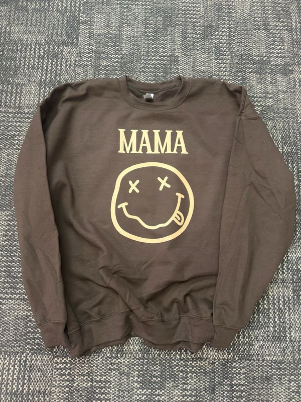 MAMA Dark Brown Crewneck