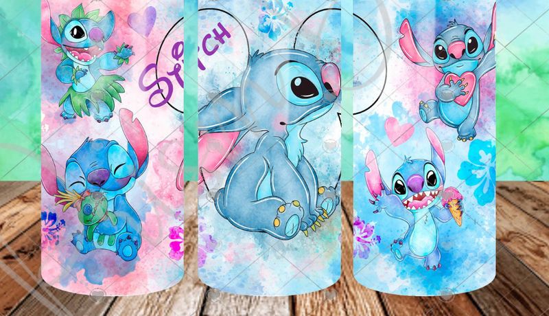 Stitch Water Color Cup
