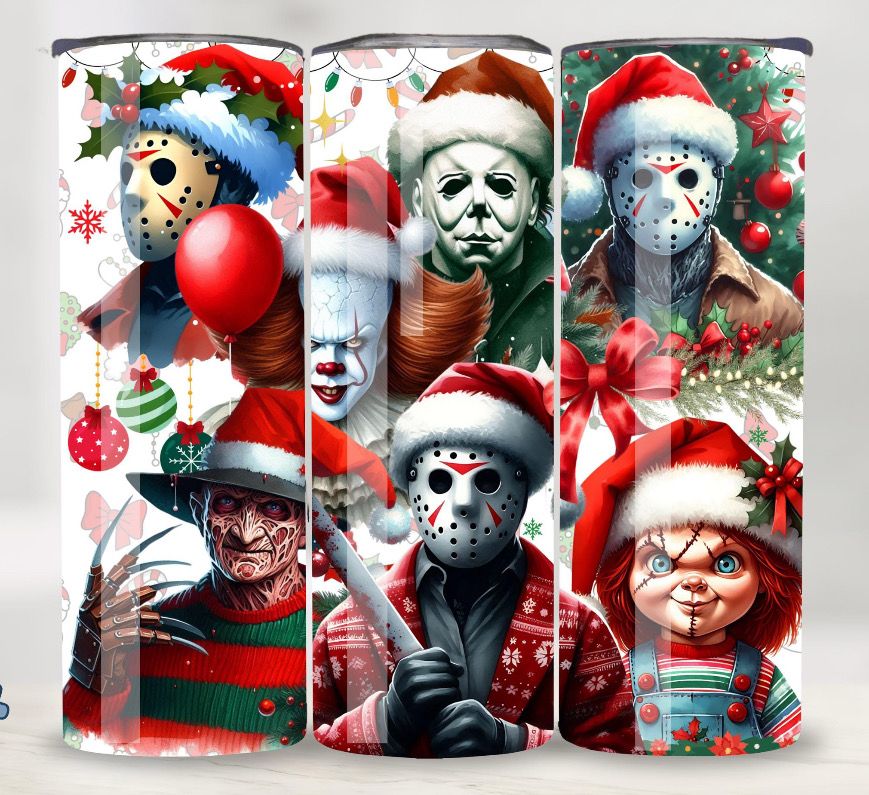 Creepy Christmas Tumbler