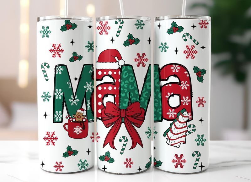 Mama Christmas Tumbler