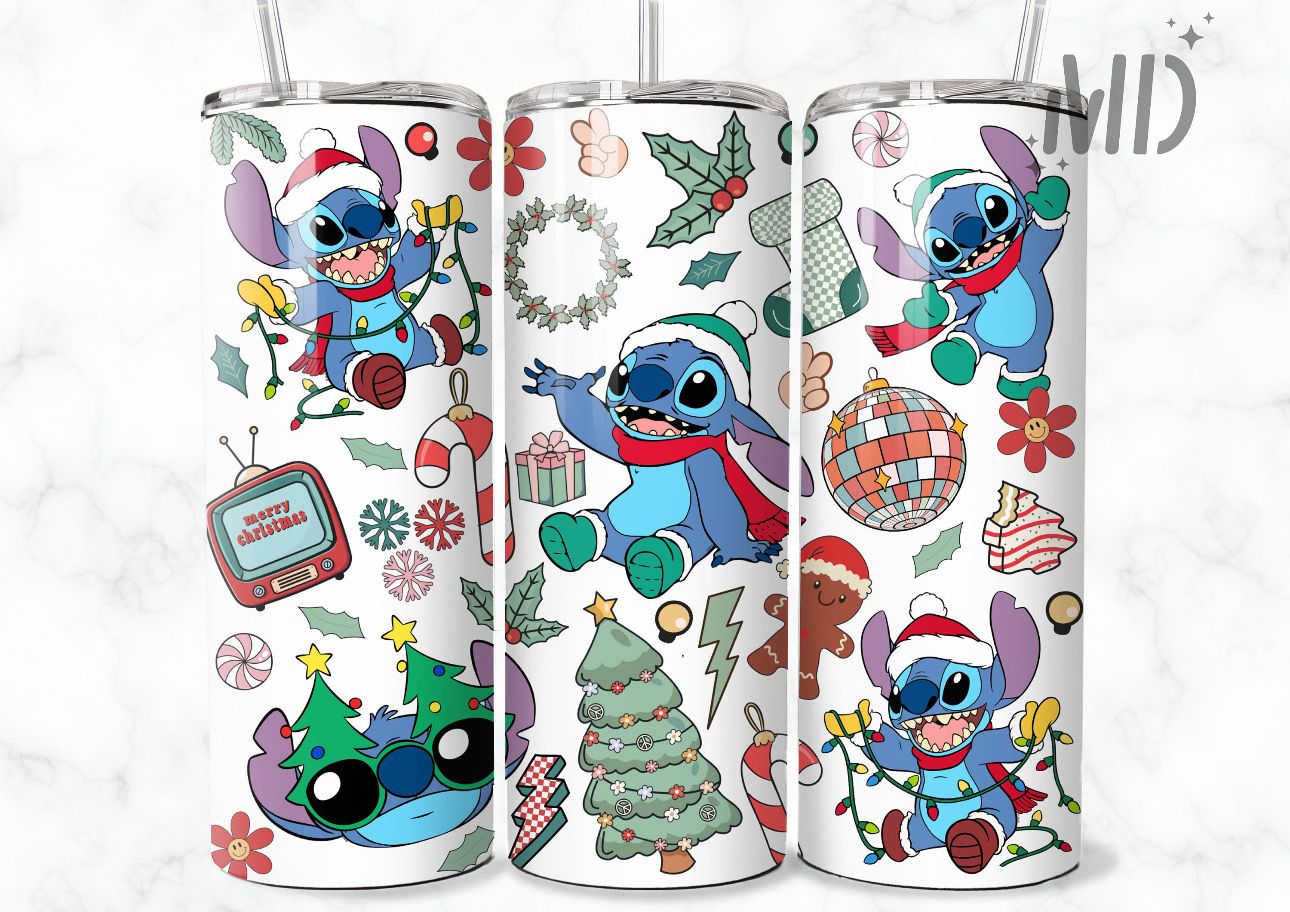 Stitch Christmas Tumbler 2