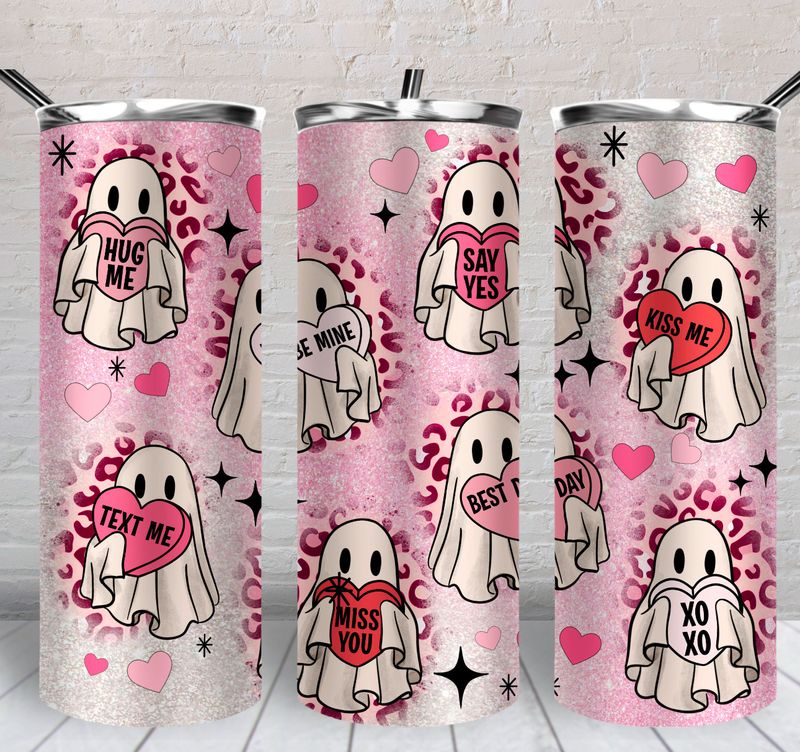 Valentine Ghost Tumbler