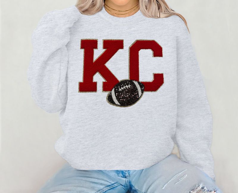 KC Football Patch Sweatshirt