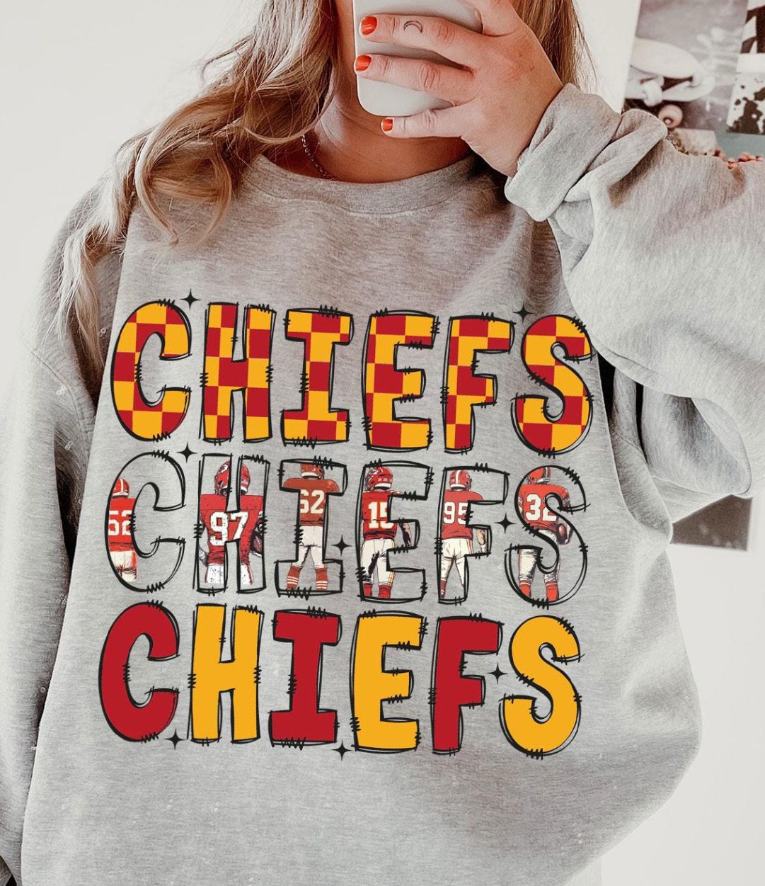 Chiefs Stacked (youth And Adult)