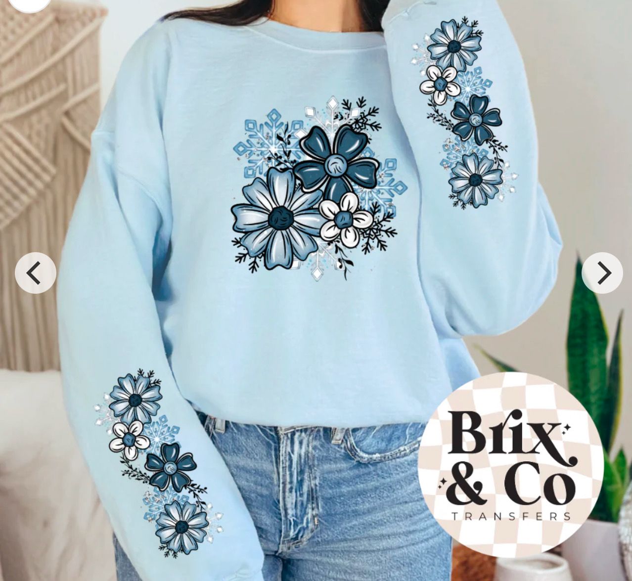 Blue Snowflakes