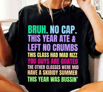 Bruh. No Cap. Teacher Shirt
