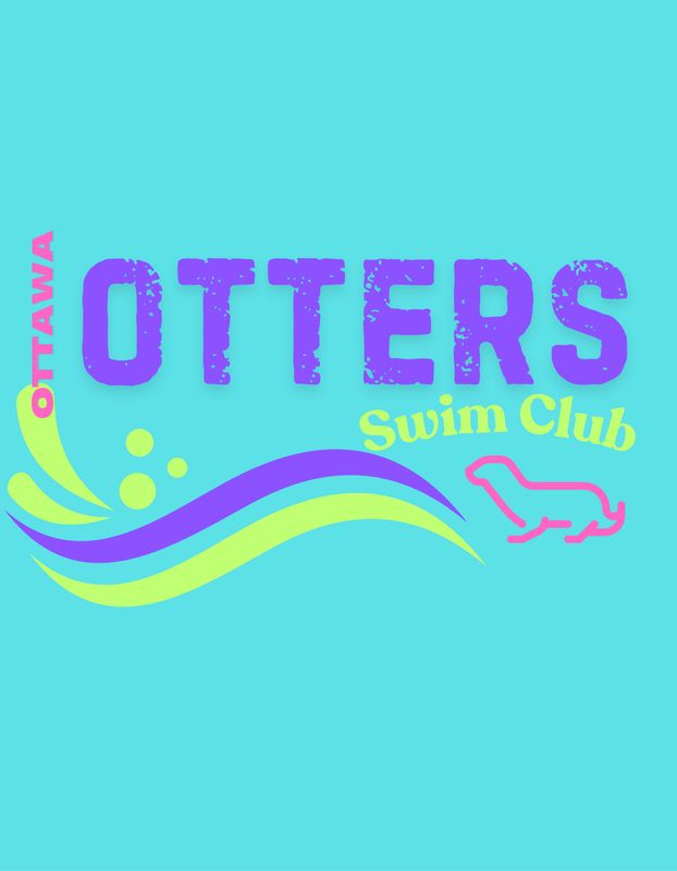 Otters Swim Club Comfort Color T-Shirt (Adult)