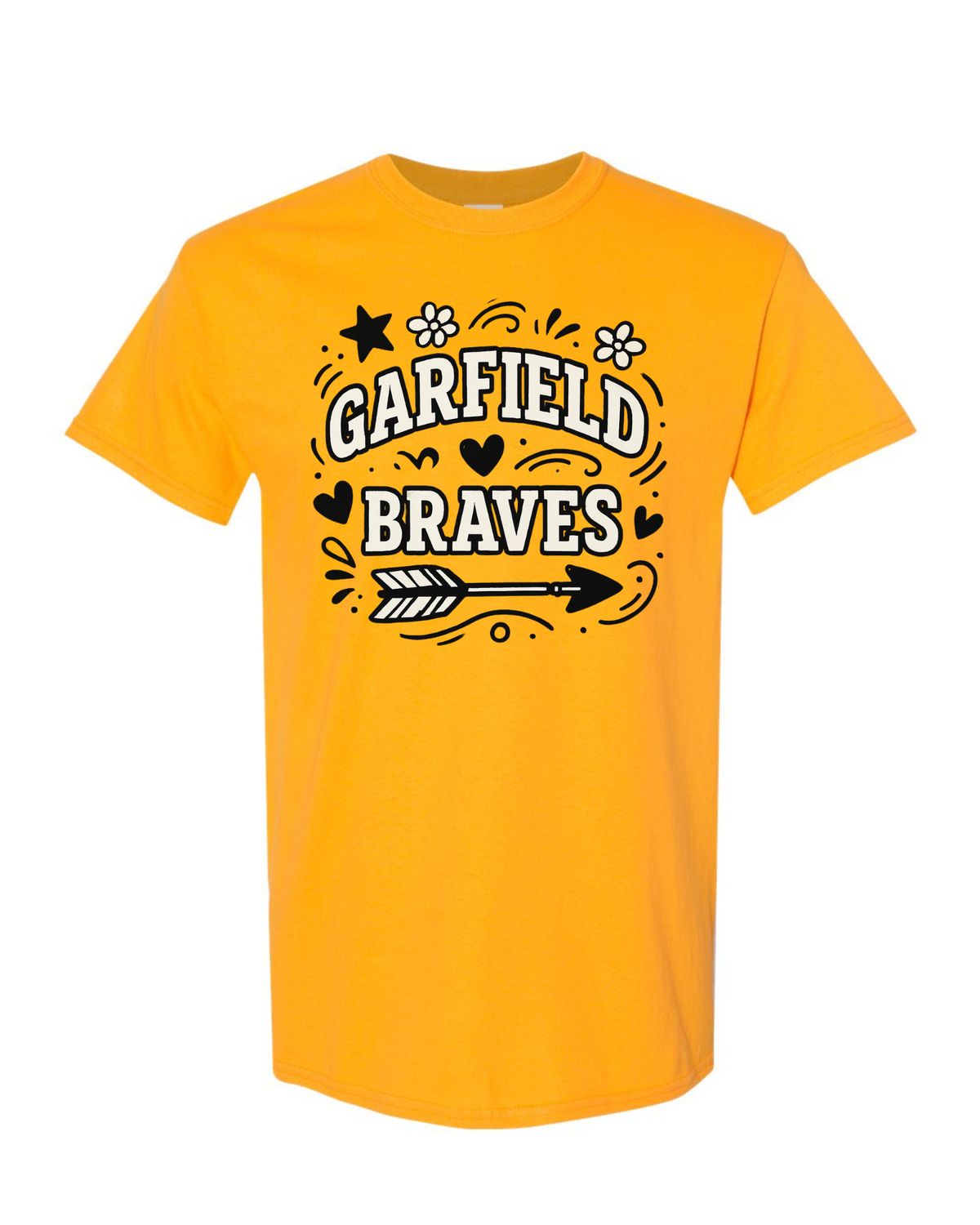 Garfield Braves Doodle Floral