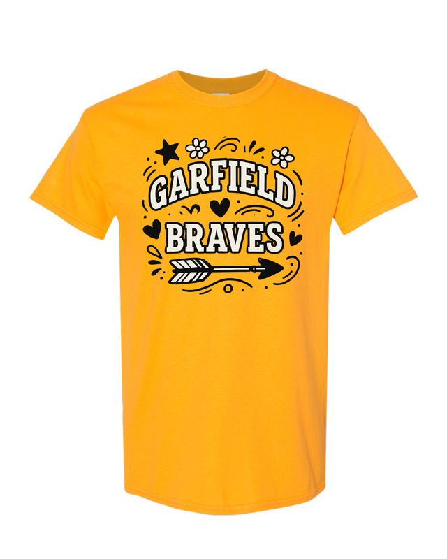 Garfield Braves Doodle Floral
