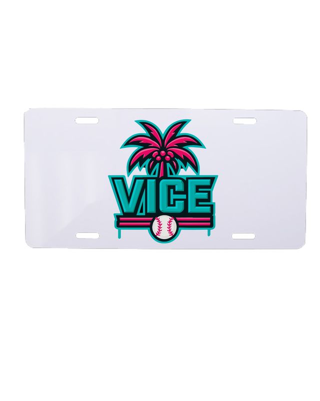 Vice Front License Plate