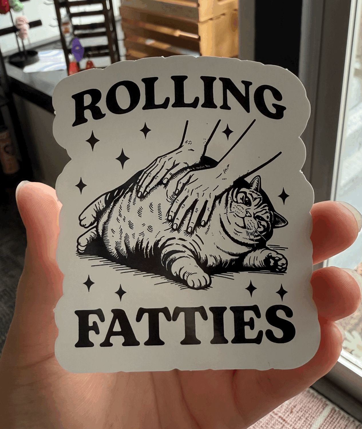 Rolling Fatties Sticker (3inch)
