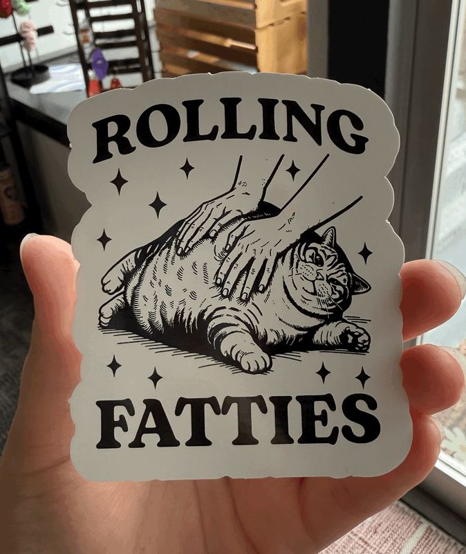 Rolling Fatties Sticker (3inch)