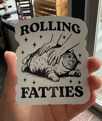 Rolling Fatties Sticker (3inch)
