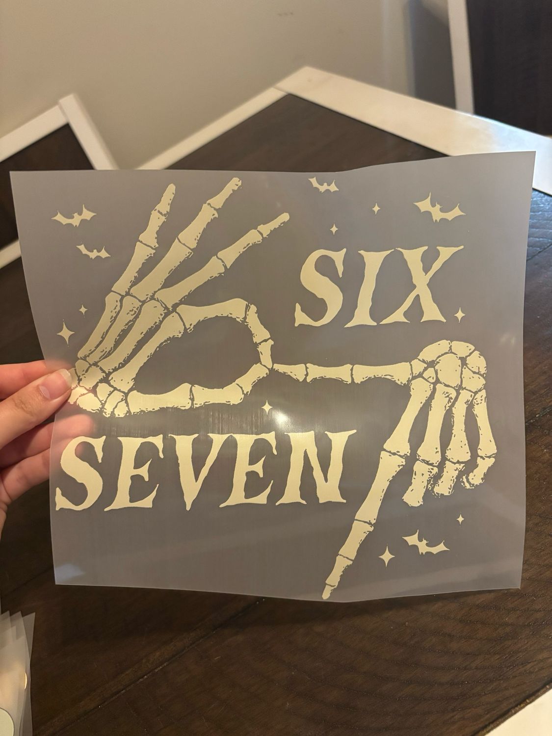 Six Seven Skelton Hands (kids)