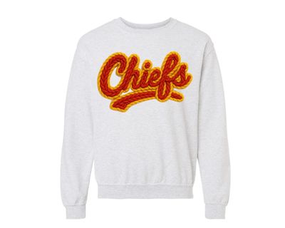 Faux Crochet Chiefs
