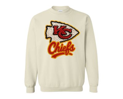 Faux Crochet KC Chiefs