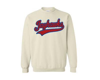 Faux Crochet Jayhawks