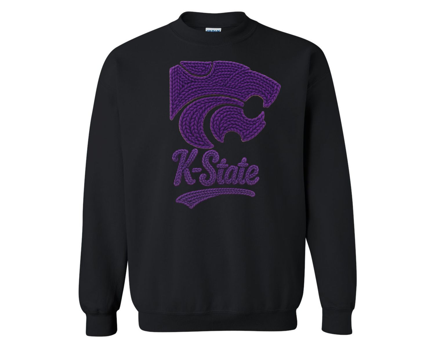 Faux Crochet K State Wildcats Faux Crochet K State Wildcats