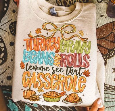 Turkey Gravy Beans & Rolls