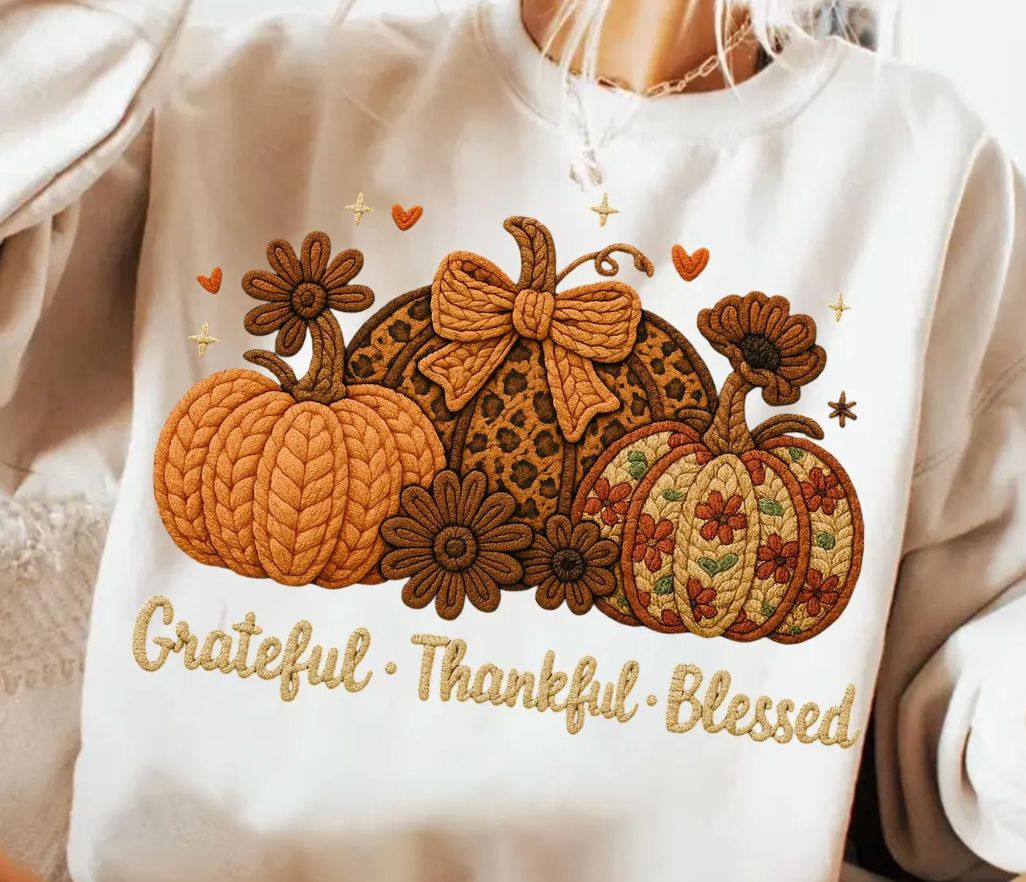 Crochet Grateful Thankful Blessed Crochet Grateful Thankful Blessed