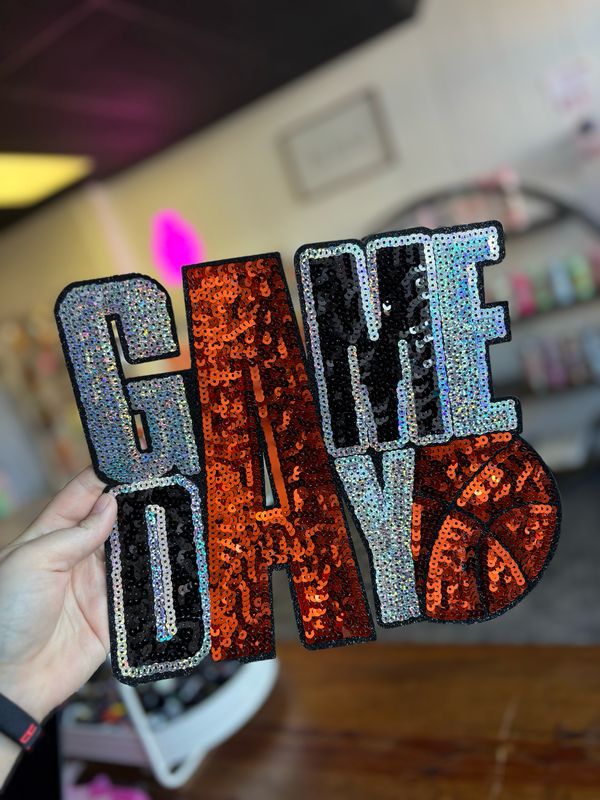 Game Day Basketball Patch Sweatshirt Game Day Basketball Patch Sweatshirt