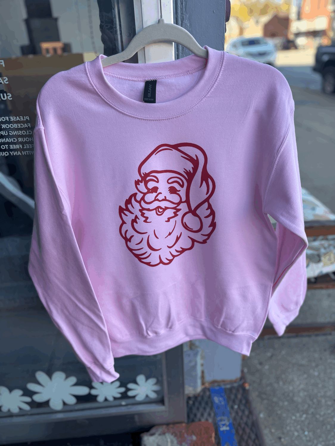 Red Vintage Santa Crewneck