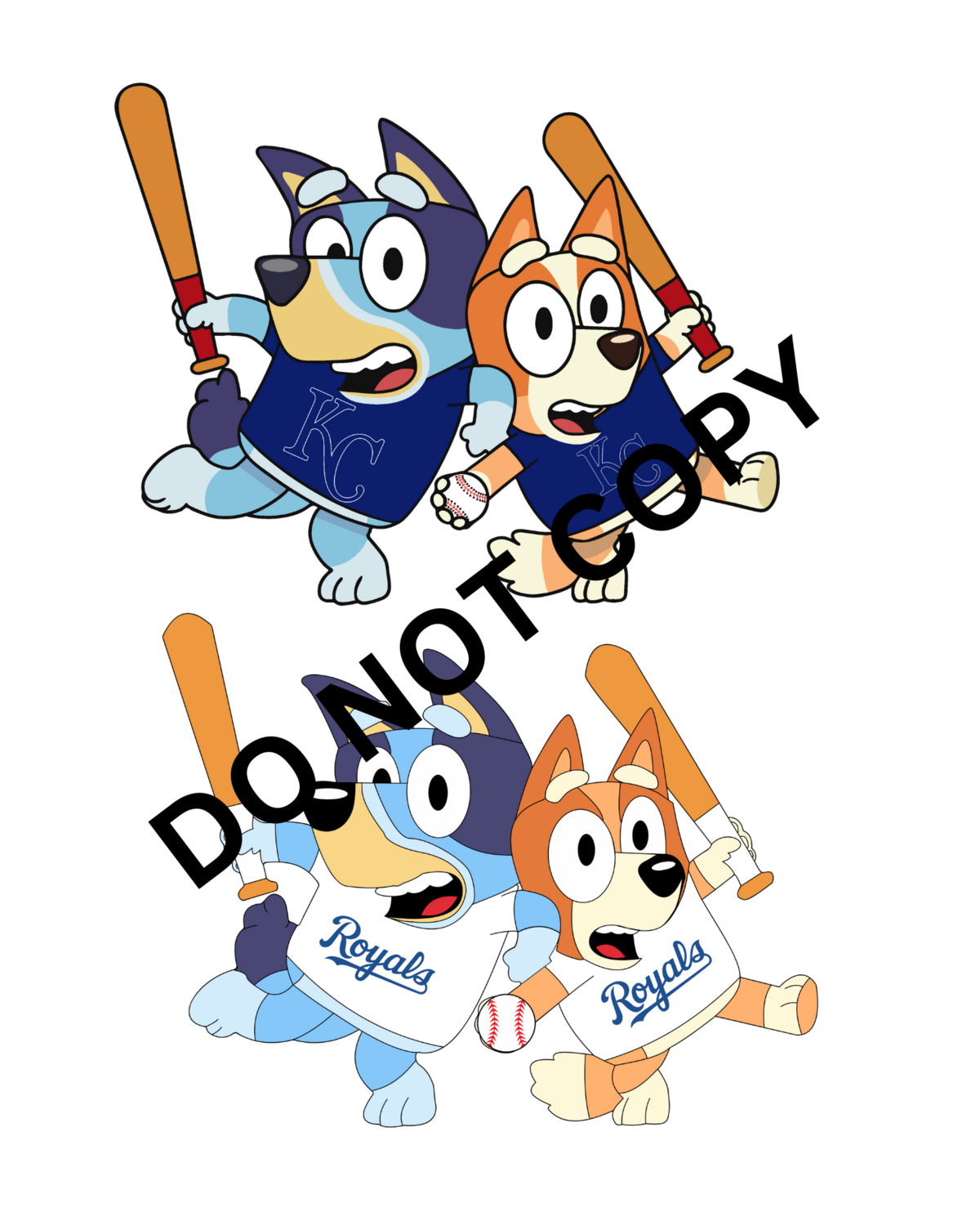 Royals Bluey Tshirt (Kid)