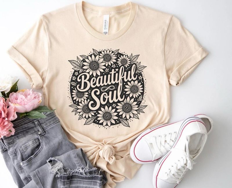 Beautiful Soul (Navy Blue Color Print) (Adult &amp; Youth)
