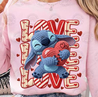 Stitch Faux Crochet Love