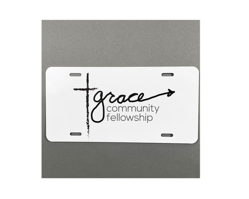 Grace Community Fellowship License Plate