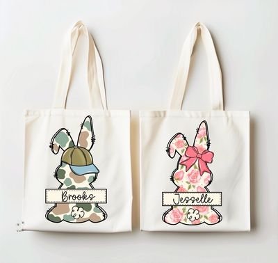 Custom Easter Tote Bag