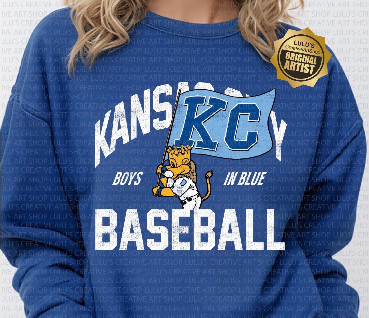 KC Baseball Boys in Blue (Adult)