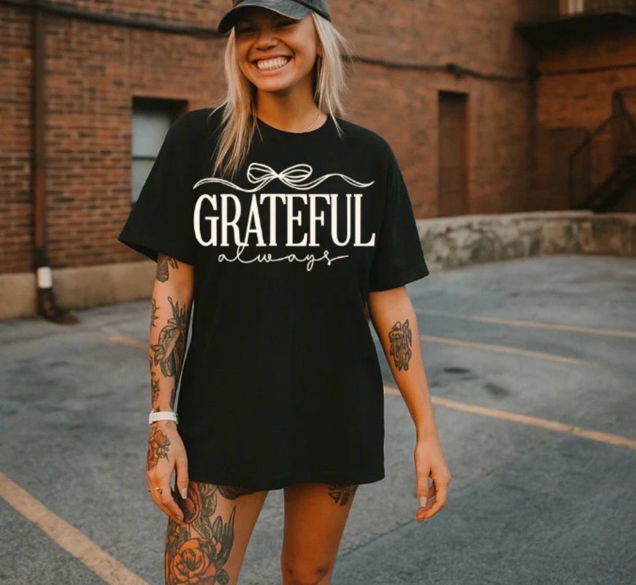Grateful Always (Tan Colored Print)