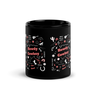 Howdy Cowboy Punchy Mug