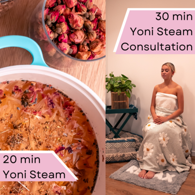 First-time Clients: 30 Minute In-person Consultation + 20 Minute Steam