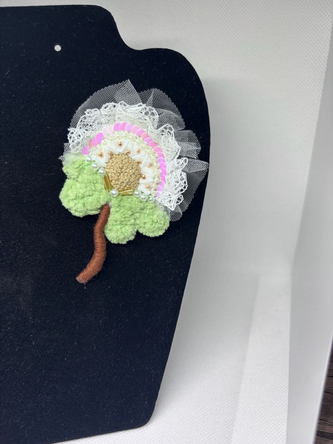 Fantasy flower brooch