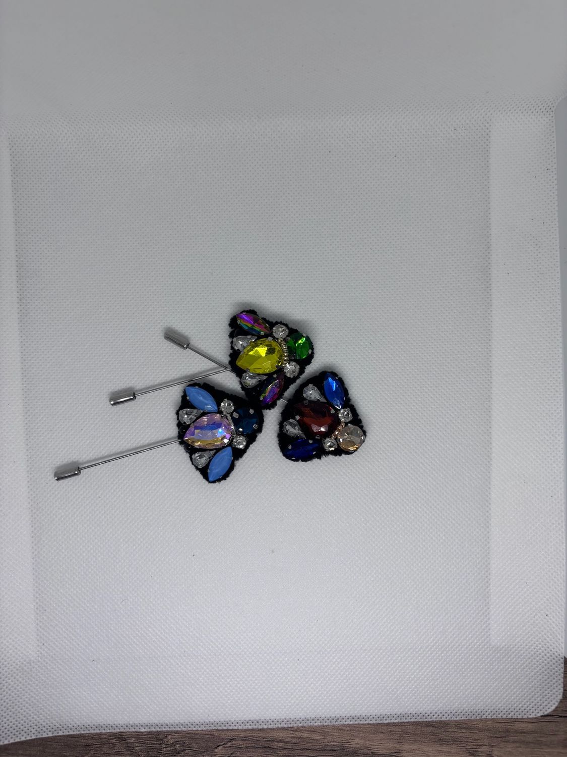 Brooch on a needle "Moshka"