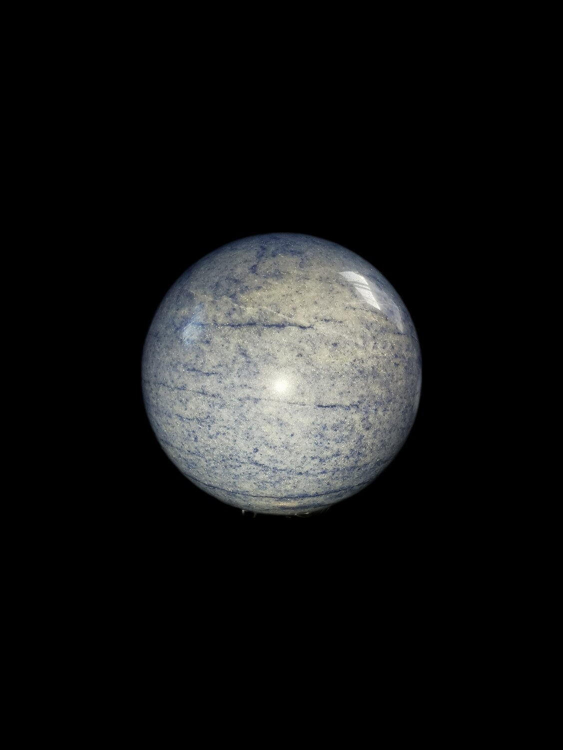 Sphere Blue Quartz