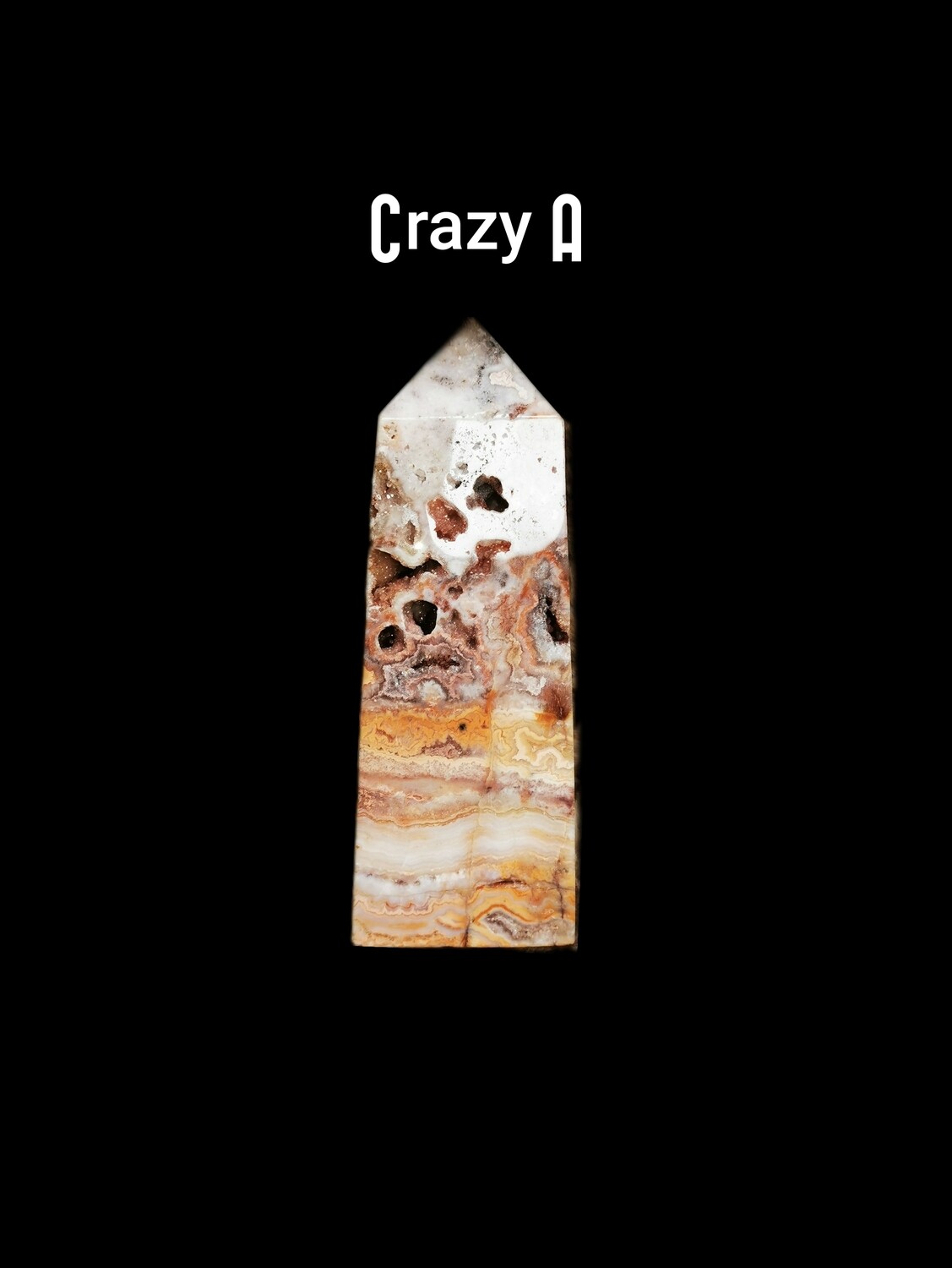 Crazy Lace Agate Tower