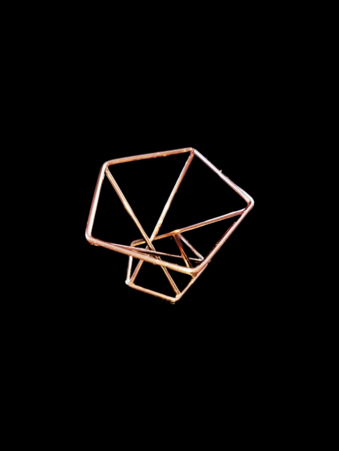Metal Sphere Stands Rose Gold