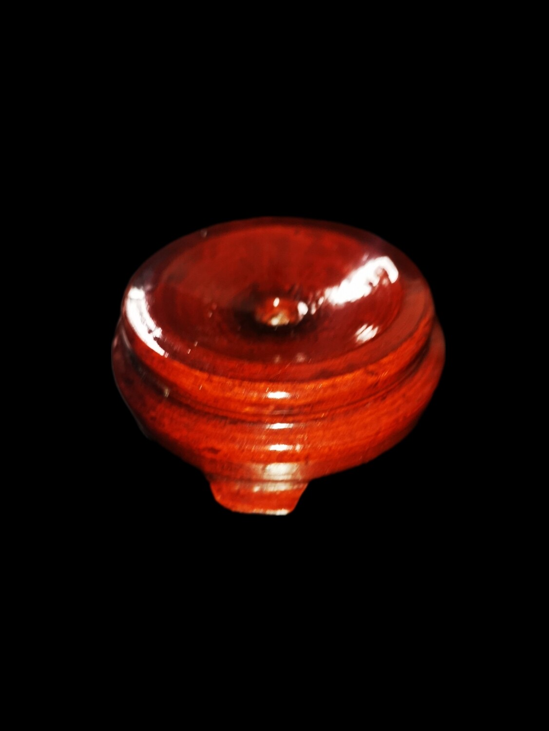 Wooden Sphere Stands Polished Round Large